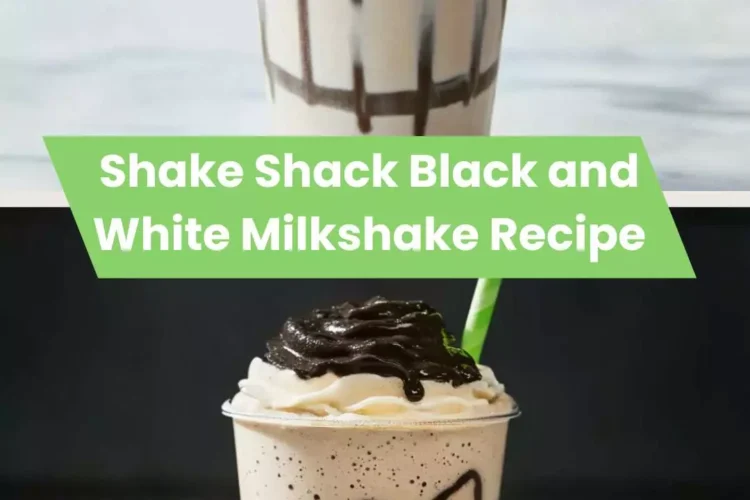 Shake Shack Black and White Milkshake Recipe