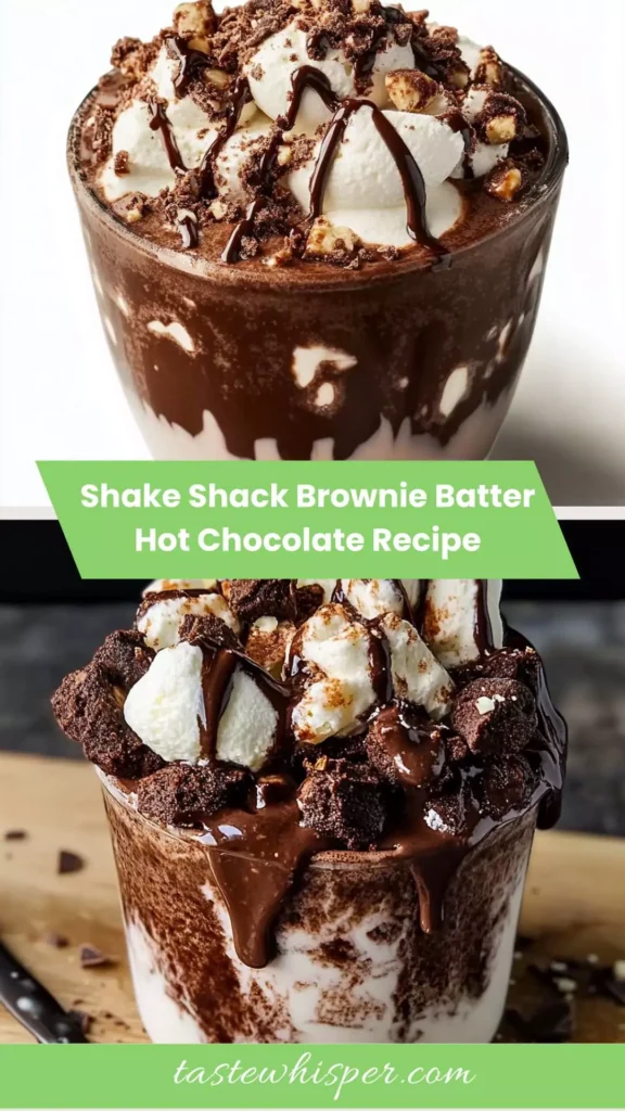Shake Shack Brownie Batter Hot Chocolate Recipe Shake Shack Brownie Batter Hot Chocolate Recipe