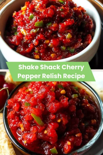 Shake Shack Cherry Pepper Relish Recipe