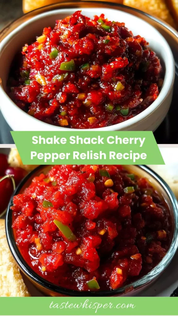 Shake Shack Cherry Pepper Relish Recipe