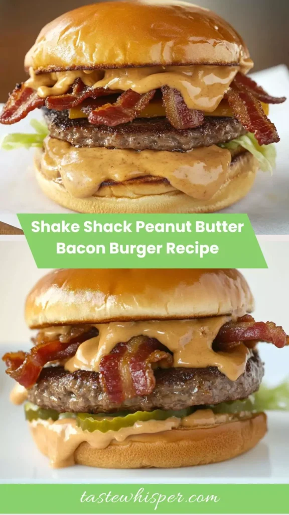 Shake Shack Peanut Butter Bacon Burger Recipe Shake Shack Peanut Butter Bacon Burger Recipe