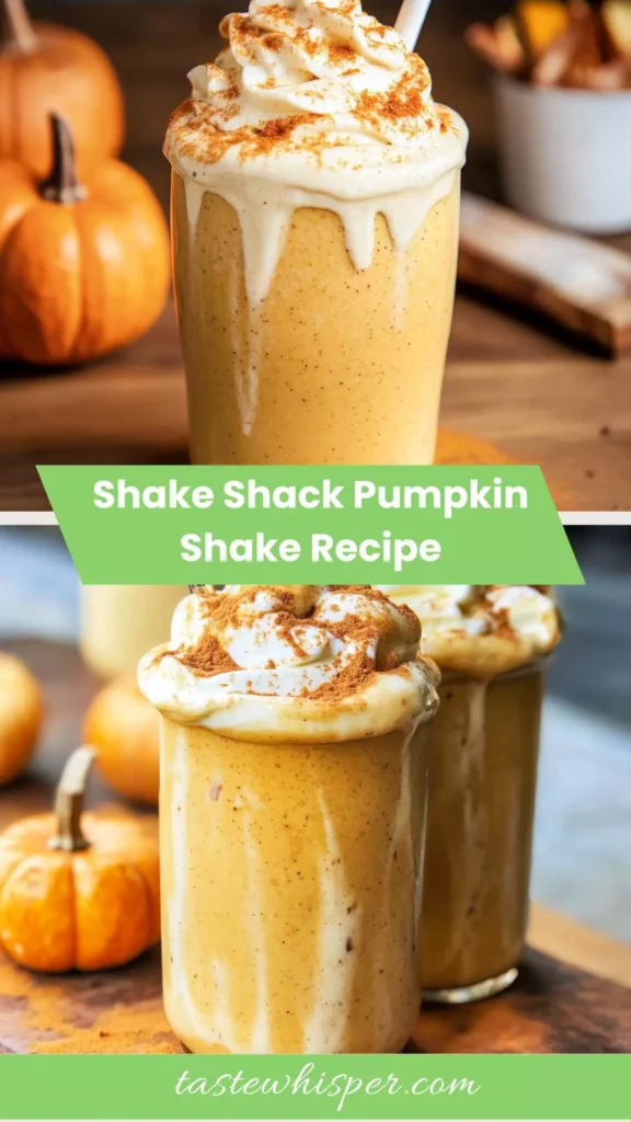 Shake Shack Pumpkin Shake Recipe