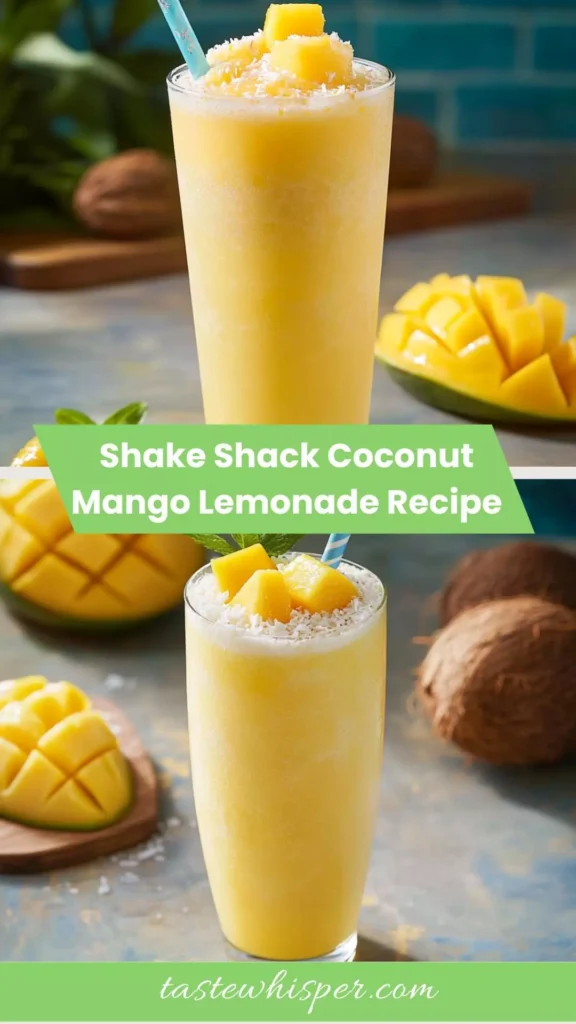 shake shack coconut mango lemonade recipe shake shack coconut mango lemonade recipe