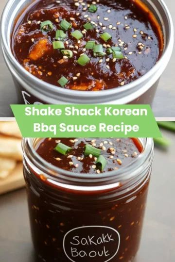 shake shack korean bbq sauce recipe