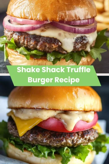 shake shack truffle burger recipe
