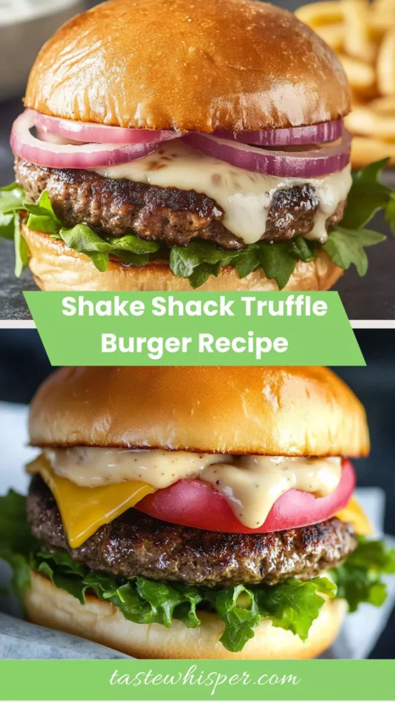 shake shack truffle burger recipe shake shack truffle burger recipe