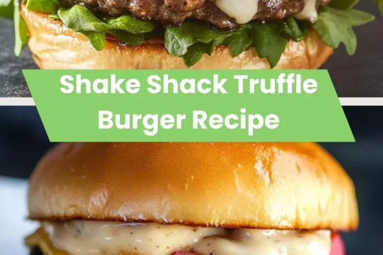 shake shack truffle burger recipe