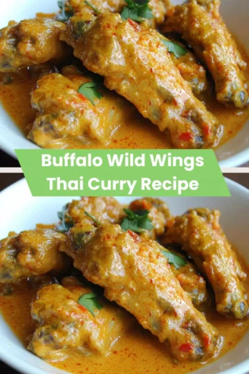 Buffalo wild wings thai curry recipe