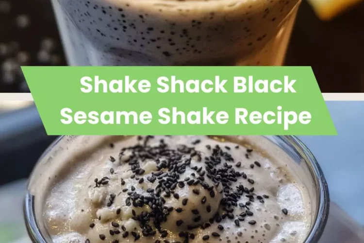 Shake Shack Black Sesame Shake Recipe