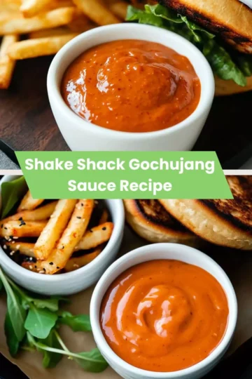 Shake Shack Gochujang Sauce Recipe