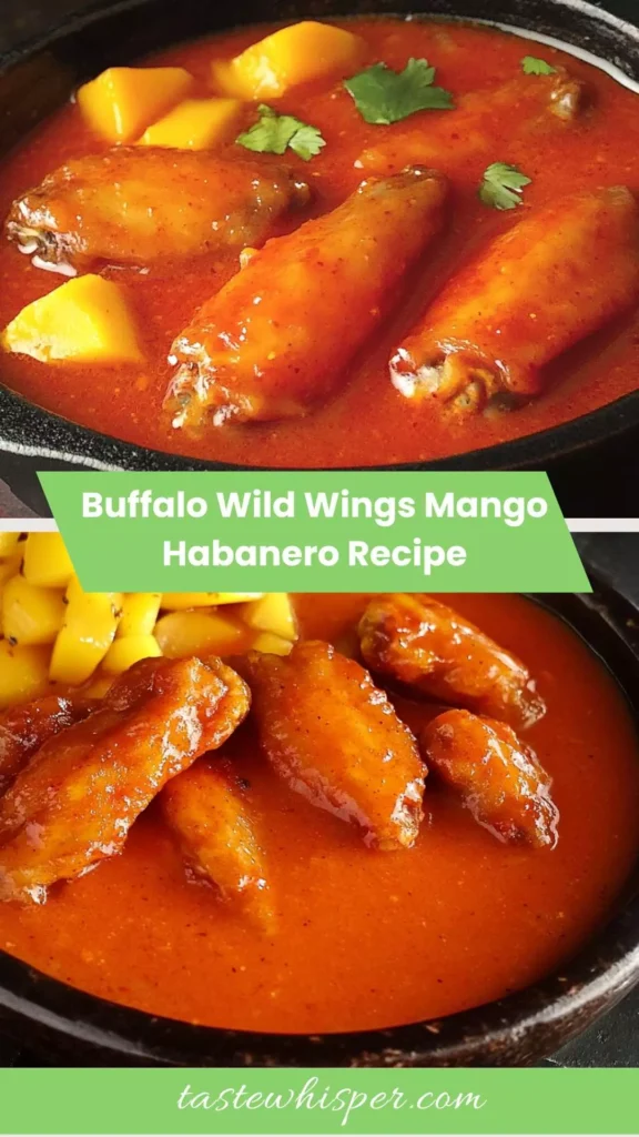 Buffalo Wild Wings Mango Habanero Recipe