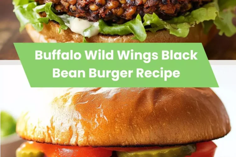 buffalo wild wings black bean burger recipe
