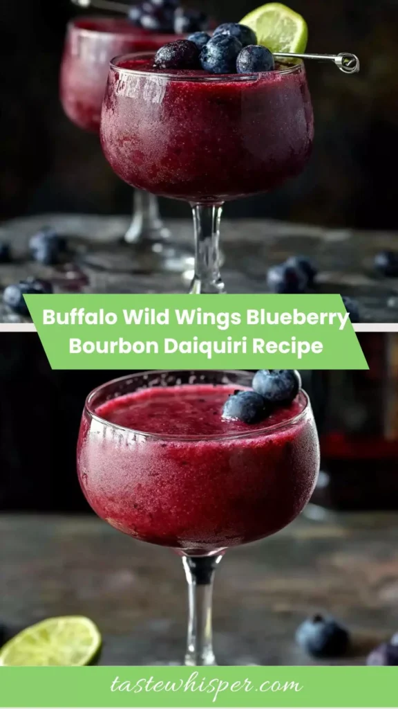 buffalo wild wings blueberry bourbon daiquiri recipe