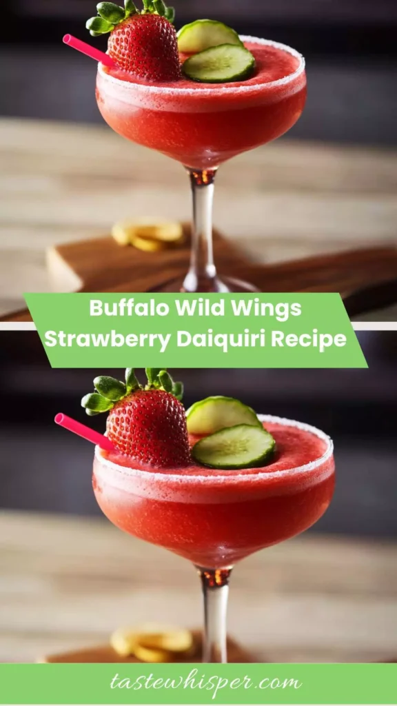 buffalo wild wings strawberry daiquiri recipe