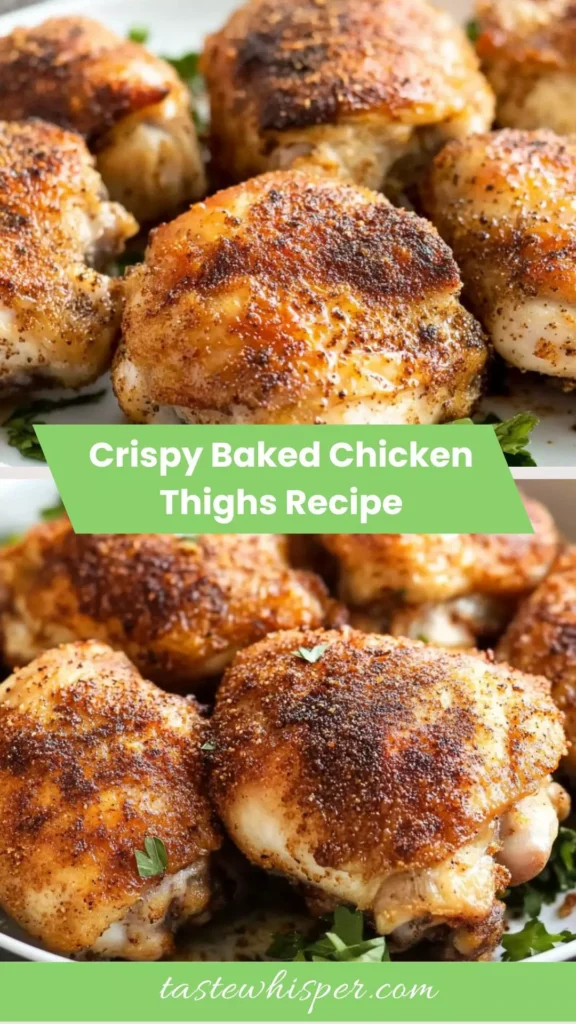 crispy baked chicken thighs recipe crispy baked chicken thighs recipe