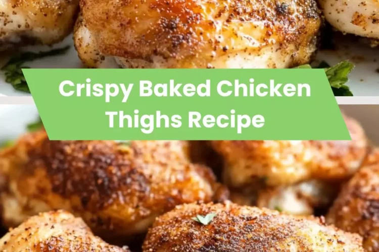crispy baked chicken thighs recipe