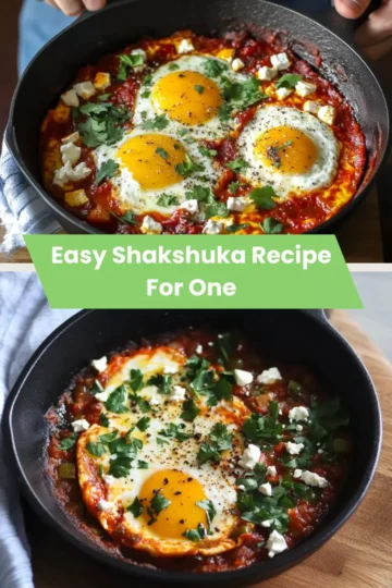 easy shakshuka recipe for one