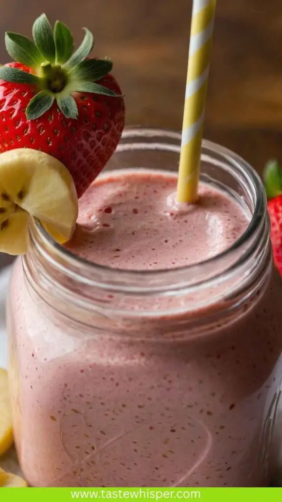 Healthy Strawberry Banana Smoothie Healthy Strawberry Banana Smoothie