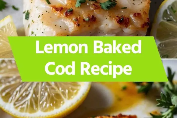 Lemon Baked Cod Recipe