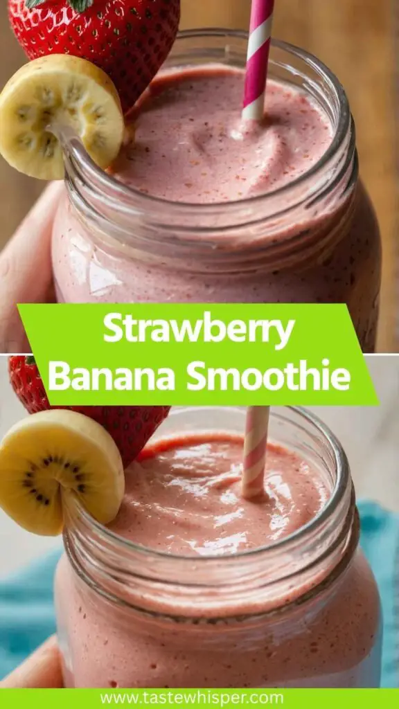 Strawberry Banana Smoothie Strawberry Banana Smoothie
