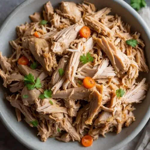 easy shredded chicken recipe