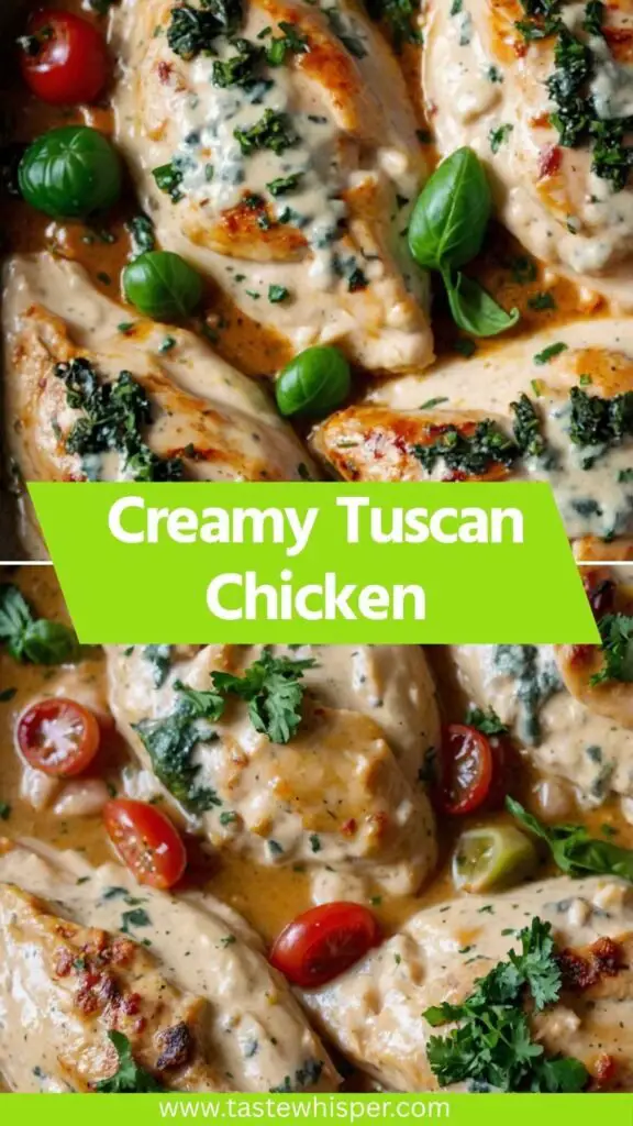 Creamy Tuscan Chicken Recipe Creamy Tuscan Chicken Recipe