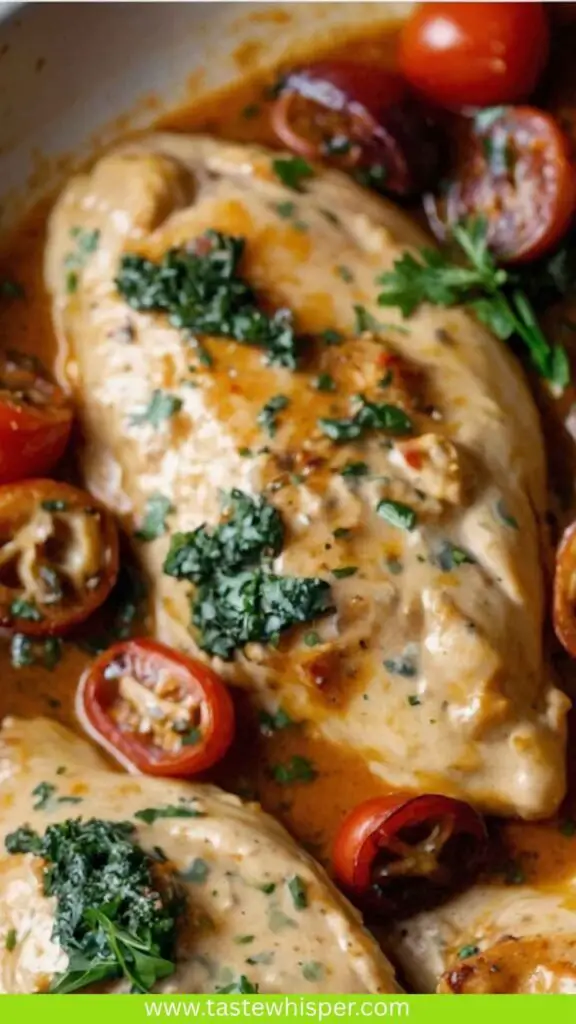 Healthy Creamy Tuscan Chicken Healthy Creamy Tuscan Chicken