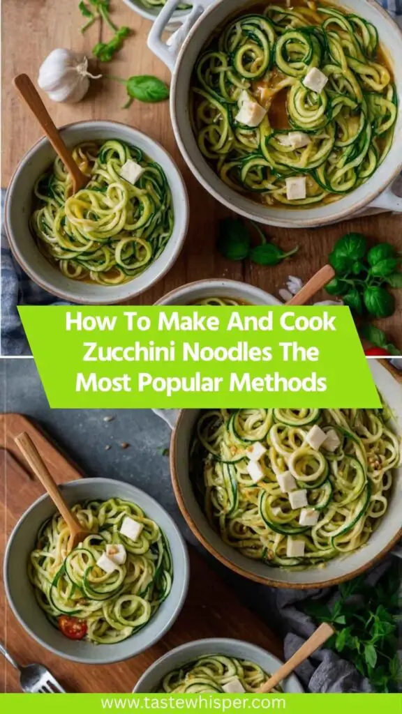 How to Cook And Make Zucchini Noodles