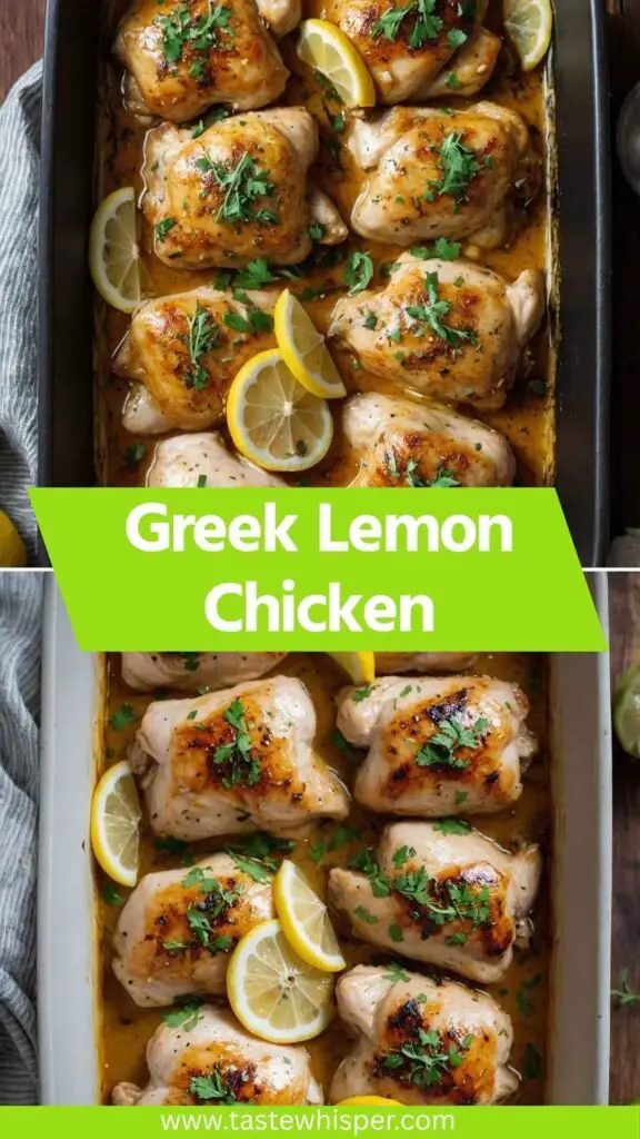 Greek Lemon Chicken Greek Lemon Chicken