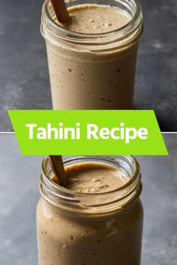 Tahini Recipe