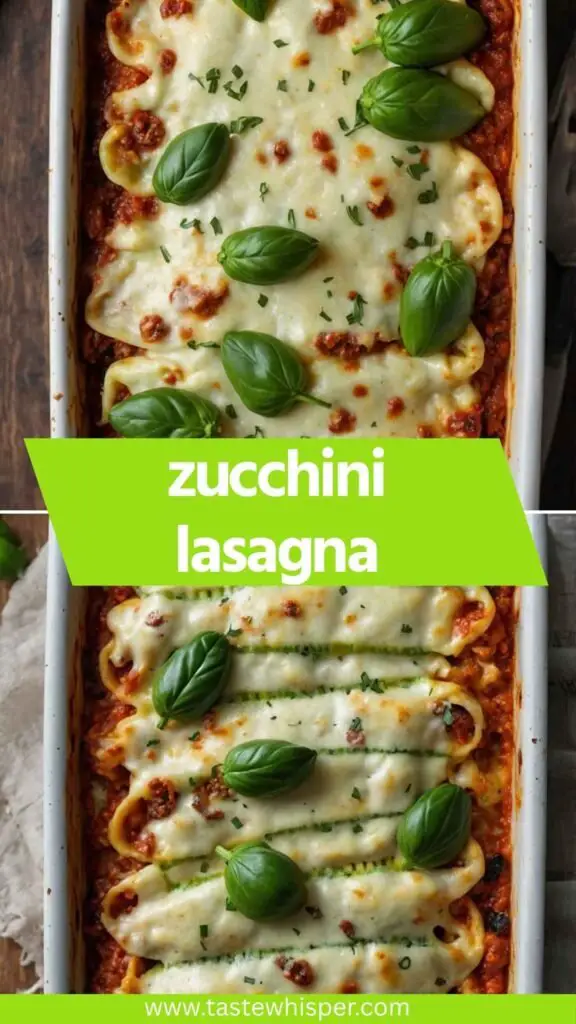 Zucchini Lasagna