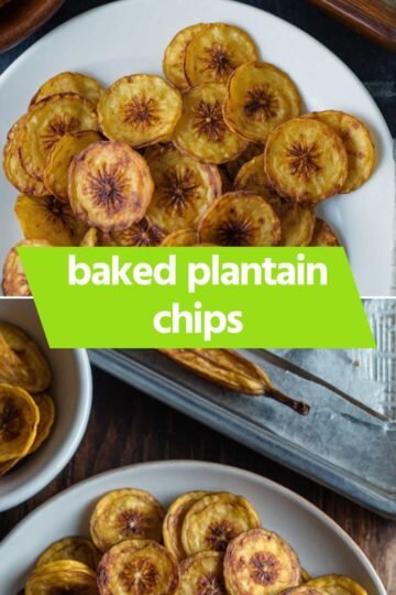 Baked Plantain Chips