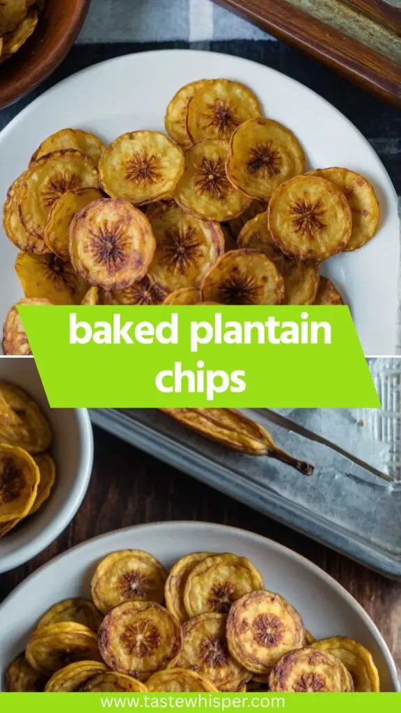 Baked Plantain Chips