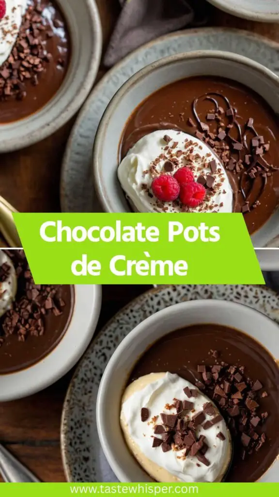 Chocolate Pots de Crème Chocolate Pots de Crème