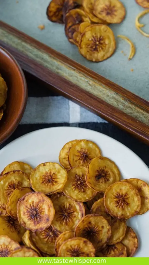 Baked Plantain Chips Recipe