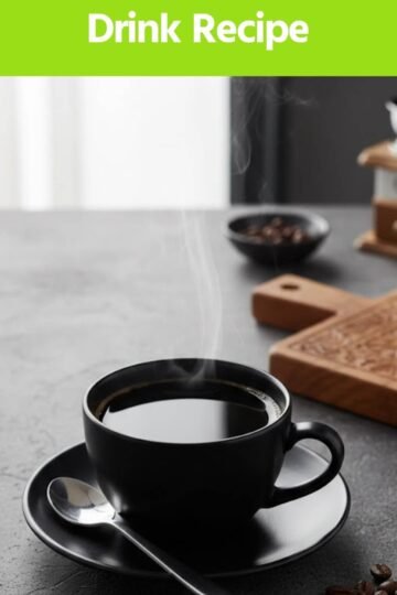 Black Coffee Drink Recipe