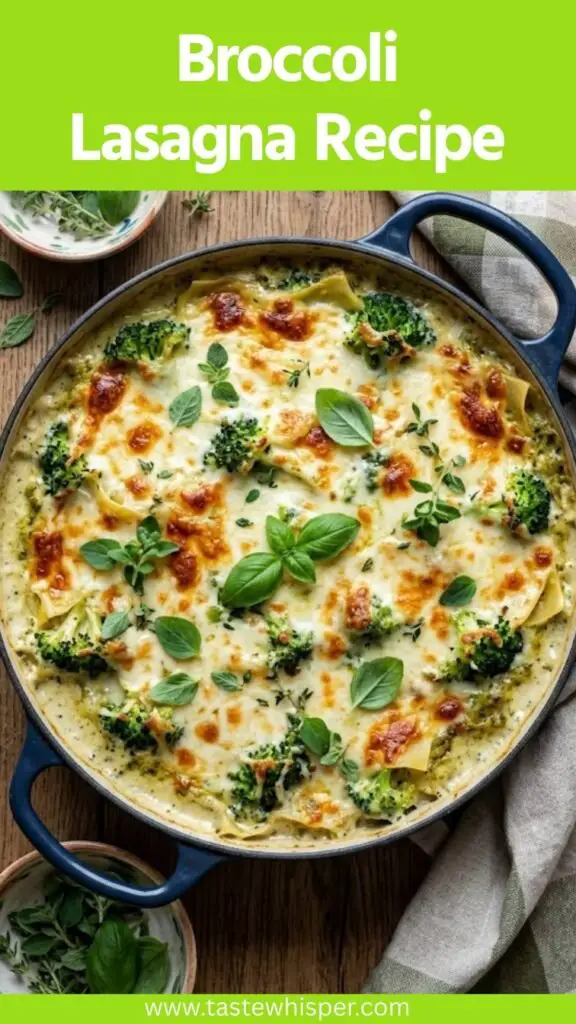 Broccoli Lasagna Recipe 