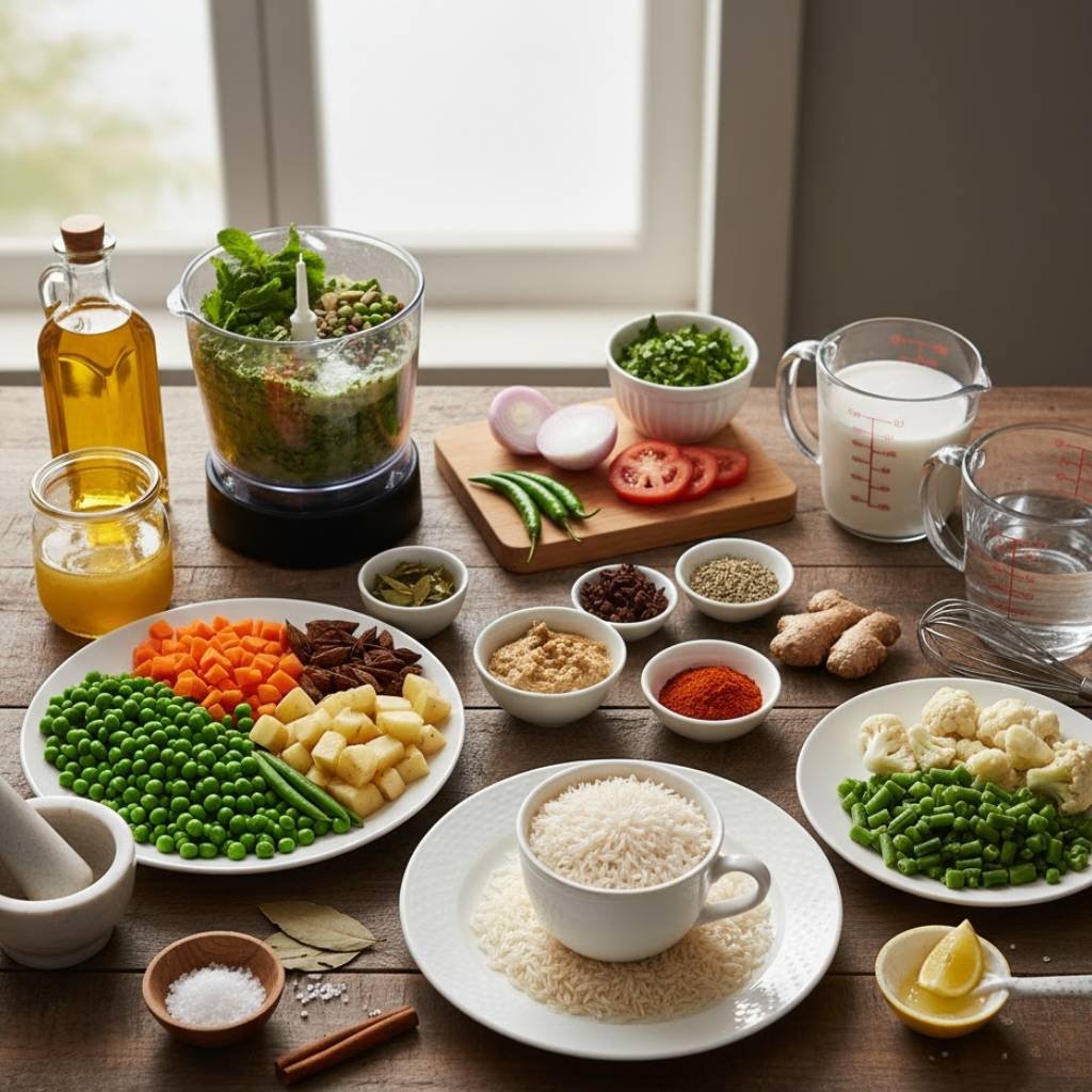 Ingredients You'll Need To Make This Brinji Rice Recipe