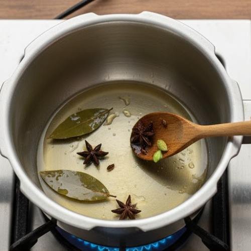 Step 3: Sauté the Whole Spices