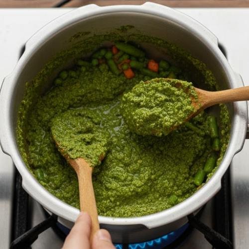 Step 6: Incorporate the Masala Paste