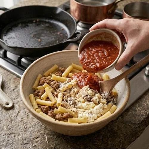 Step 5: Combine Wet and Dry Mixes