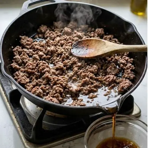 Step 3: Brown the Beef